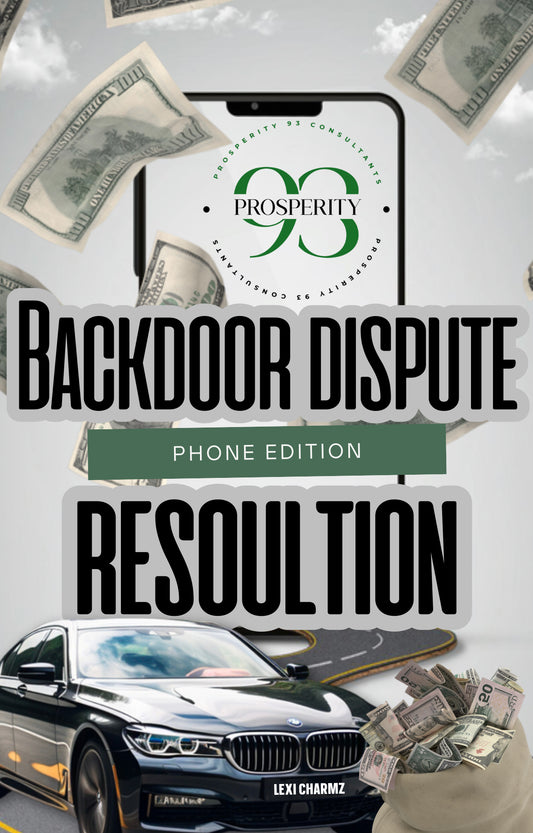 Back door dispute resolution