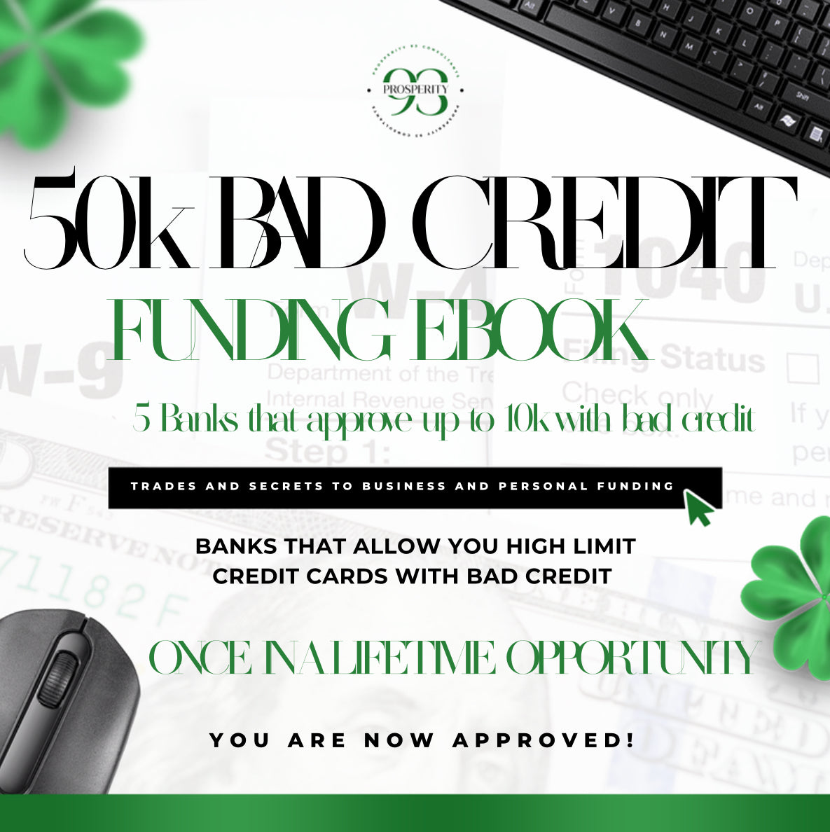 50k Bad Credit Ebook | YOUR APPROVED!